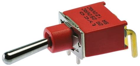 1-1825142-5 TE Connectivity | TE Connectivity Toggle Switch, PCB Mount ...