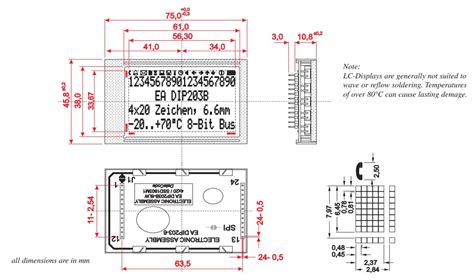 EA DIP205 Text Displays - DISPLAY VISIONS | Mouser