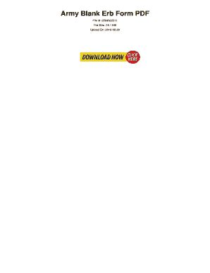 Fillable Online elkso avlib Army Blank Erb Form PDF. Army Blank Erb ...