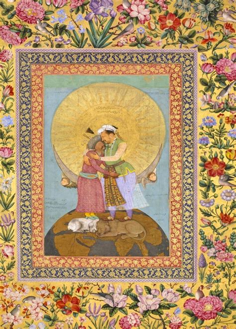 Buy Vintage Persian and Islamic Art 'Allegorical Representation of ...