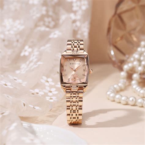 Giordano Analog Watch For Women - Rectangular Dial, Crystal Hour ...