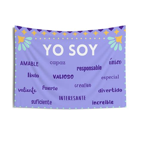 Yo Soy Spanish Wall Tapestry - Etsy