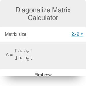 Diagonal Matrix Calculator 的图像结果