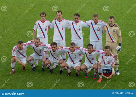 Russian football team editorial photo. Image of akinfeev - 25040111