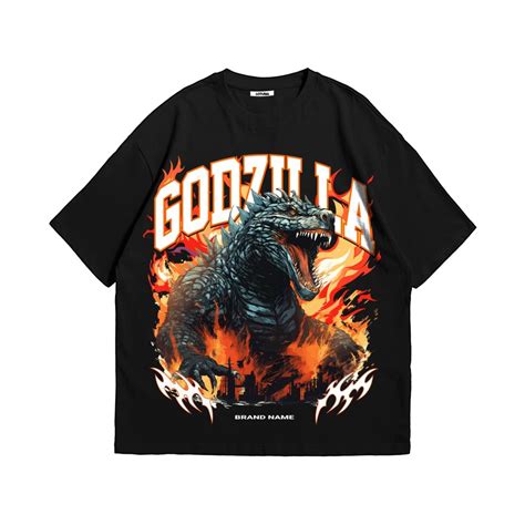 Godzilla | Cyberpunk style, T shirt, Design