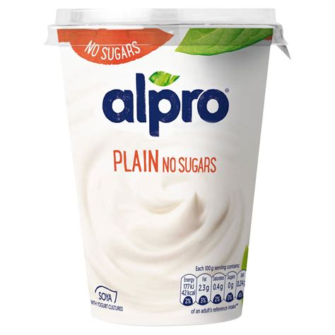 Alpro Plain No Sugars Yogurt (500 g) - Storefront EN