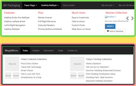 Image result for Mega Menu Hover Function Code
