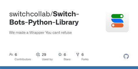 Image result for Switch Bot Python API