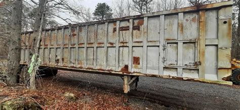 45' Open top ejector trailer. | GovDeals