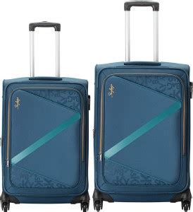 SKYBAGS SPOTLIGHT 4W EXP STROLLY (H) 55+65 BLU Expandable Cabin & Check ...