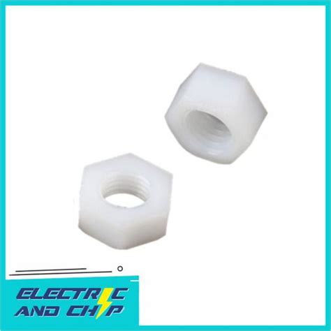Jual M6 Drat 1 Nylon Plastic Nut Hexagonal Mur Plastik Nilon - Kota ...