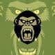 Entry #102 by J0YB0Y for Logo featuring extinct ape Gigantopithecus ...