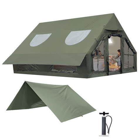 Inflatable Camping Tent With Pump 4 Season Inflatable Tents Camping ...