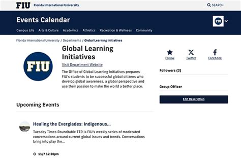 Add your department to FIU calendar | FIU Core Resource Hub