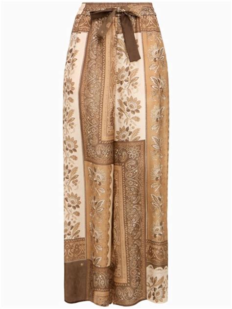 Lucky silk wide leg pants - Zimmermann - Women | Luisaviaroma