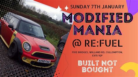 Modified Mania, Five Bridges, Willand Road, Cullompton, 7 January 2024 ...