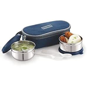 Buy Magnus Feast 2 Stainless Steel Lunch Box Set - 700ml with 2 ...