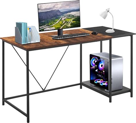 PayLessHere 55 Computer Desk Office Desk with Bookshelf, Gaming India ...