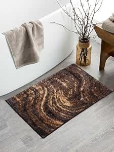 Buy BIANCA Super Soft Designer Anti Slip Bath Mat -1pc Medium (spa ...