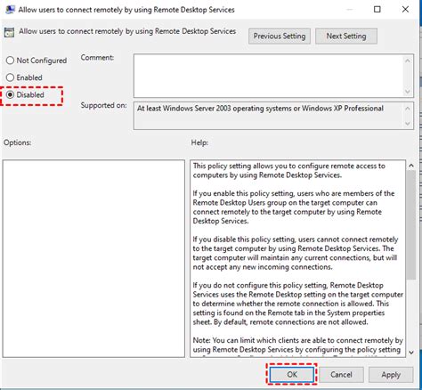 Image result for Disable Remote Desktop