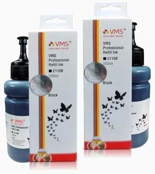 VMS Professional Refill Ink for HP, EPSON and All Inkjet Printers 100 ...