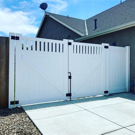 White Vinyl Fence Gates Vinyl Fences | Campanella Fence Mahopac, New