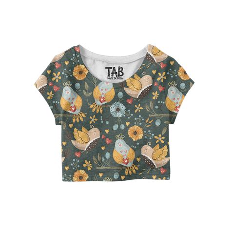 Printed Crop Top#1 – The Apparel Box