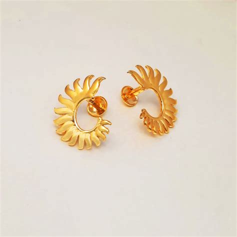 Buy Gold Wing Stud in Kerala, India | Chungath Jewellery Online - Rs ...