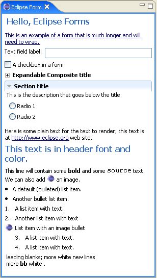 Image result for Java Eclipse Forms