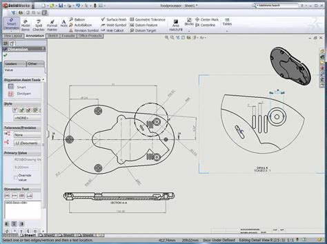 Image result for SolidWorks Drawing Section View
