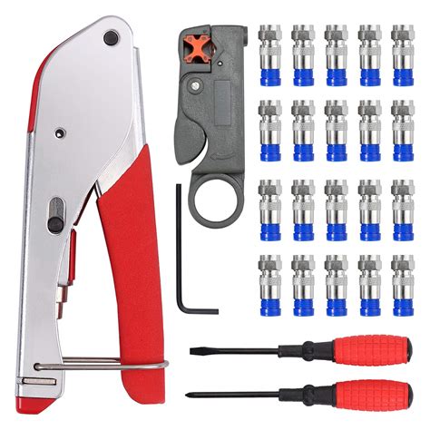 Proster Crimper Rotary Coaxial Cutter With 20x Compression Crimping ...