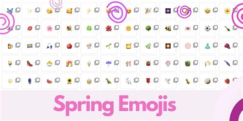 Emoji For Spring