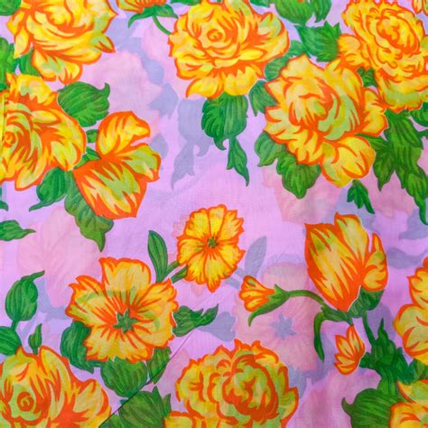 Light Pink Color Floral Printed Silk Fabric – fabricbysinghanias