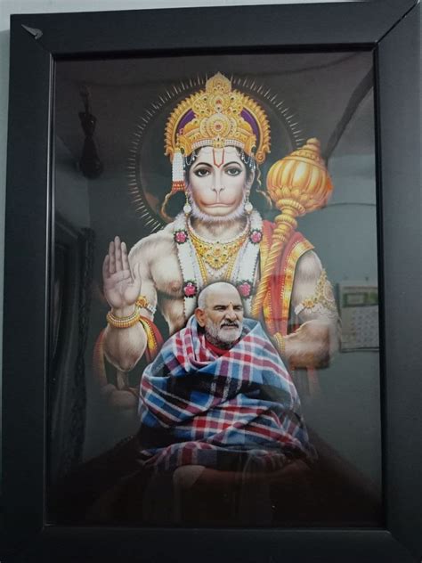 RV SALES Neem Karoli Baba Photo Frame Wall Painting For Home Decoration ...