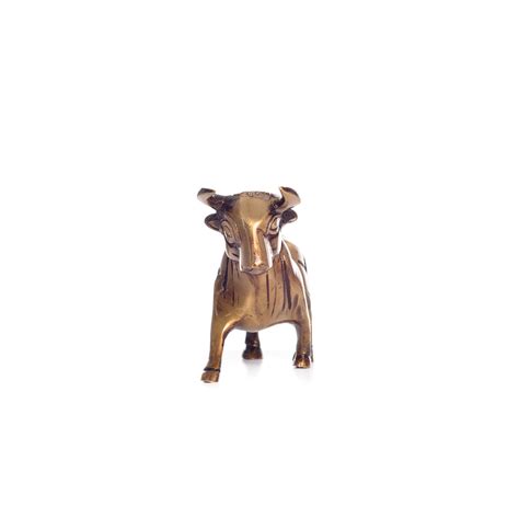 Brass Kamdhenu Cow Sculpture - eCraftIndia Online