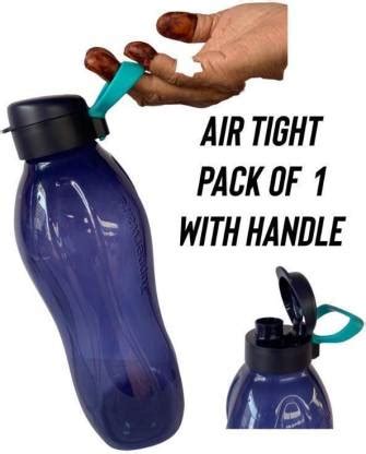 TUPPERWARE 2000ml Fliptop Airtight Blue Water Bottle With Handle (Pack ...