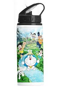 PrintingZone Compatible Print With Doraemon Sipper Water Bottle Anime ...