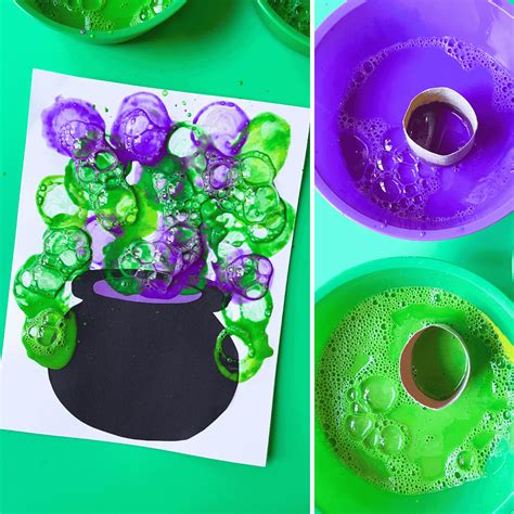 Bubbling Witch Cauldron Craft for Kids | Wicked crafts, Halloween ...