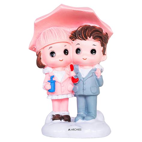 Buy ARCHIES Romantic Couples Love Showpiece Valentine Gift for ...