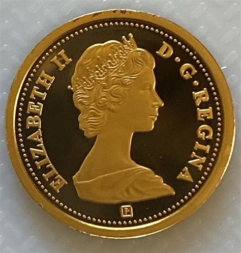 CANADA 1967-2017 1 CENT GOLD PLATED 99.99% PROOF SILVER CENTENNIAL ...