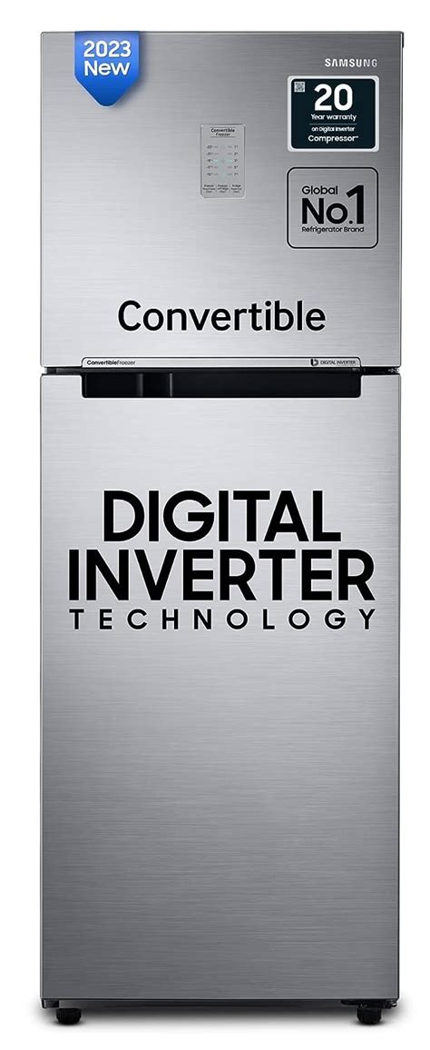 Samsung 236 L, 3 Star, Convertible, Digital Inverter, with Display ...