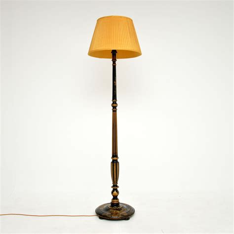 Antique Lacquered Chinoiserie Floor Lamp | Marylebone Antiques