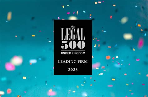 Legal 500 Leading Firm 2023