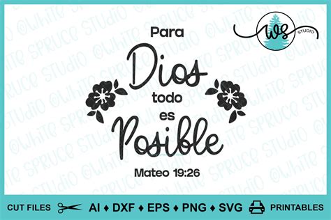 Spanis Bible Verse Christian Inspirational Clipart Scripture Walls