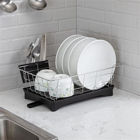 HOKIPO Stainless Steel Utensil Rack for Kitchen Dish Drying Rack ...
