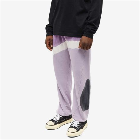 Noma t.d. Men's Hand Dyed Twist Sweat Pant in Purple NOMA t.d.