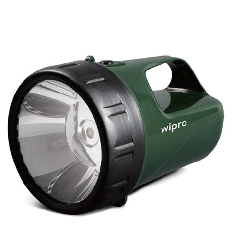 Wipro Lifelite Cl0004 3 Watt Rechargeable Led Torch Multicolour 18 ...