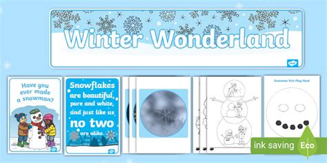 Winter Wonderland Role Play Pack
