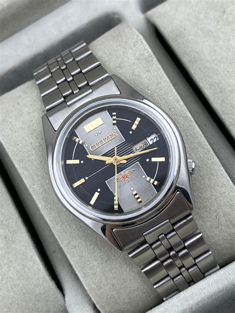 Vintage Citizen Automatic Black – Watch It Move