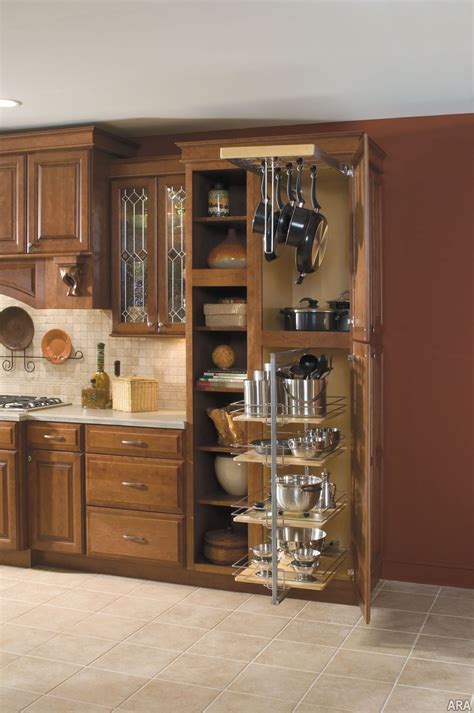 Pots and pans organizer. Discreet and effective. Bakers Cabinet ...